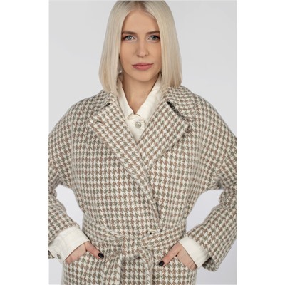 01-11599 Пальто женское демисезонное (пояс)