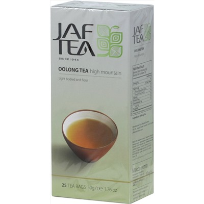 JAF TEA. Зеленый. Oolong карт.пачка, 25 пак.