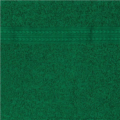 Полотенце махровое Вышний Волочек темно-зеленый (пл.375)