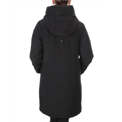 21-976 BLACK Куртка зимняя женская  AIKESDFRS (200 гр. холлофайбера) размеры 48-50-52-54-56-58