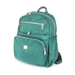 Рюкзак жен текстиль JLS-3638,  1отд,  6внеш+5внут карм,  зеленый 255121