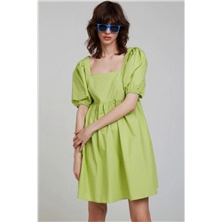 Ярко-зелёное короткое платье с завязкам по спинке 1.1.1.22.01.44.06494/130442