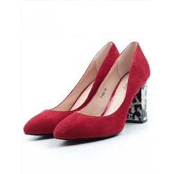 F-028 RED Туфли женские (натуральная замша) размер 36