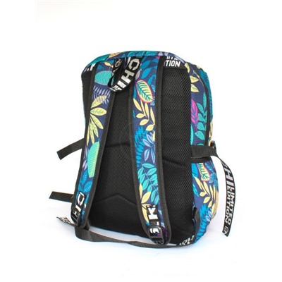Рюкзак жен текстиль MF-792,   (USB-заряд),  2отд,  2внутр+2внеш.карм,  синий 256488