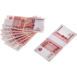 Деньги сувенирные Пачка купюр "5000"