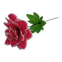 Цветок искусственный Пион 47см розовый с белым краем YL-49 (выпис.по12шт)