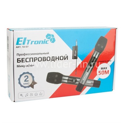 Набор беспроводных микрофонов ELTRONIC 10-07 (черный)                  
                                          
                                -10%