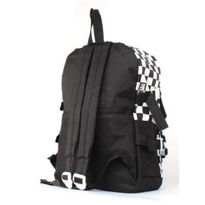 Комплект MF-8108  (рюкзак+2шт сумки+пенал+монетница)  1отд,  6внеш+1внут/карм,  черный/бел 256344