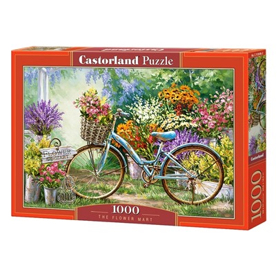 Castorland. Пазл 1000 арт.C-103898 "Цветочный рынок"