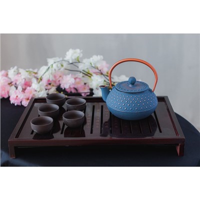Стол для чайной церемонии с подносом «Иероглифы», 43×17,5×5 см