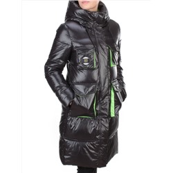2187 BLACK Куртка зимняя женская AIKESDFRS (200 гр. холлофайбера) размеры 42-44-46-48-50