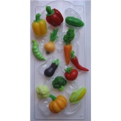 Форма пластиковая: Овощное ассорти