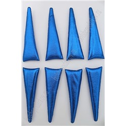 Патч 3D "Рог" 10*2,5 см (10 шт) SF-1887, синий