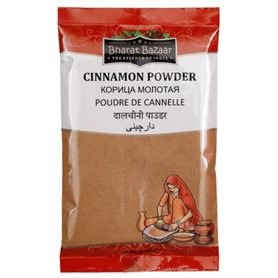 CINNAMON POWDER Bharat Bazaar (Корица молотая, Бхарат Базар), 100 г.