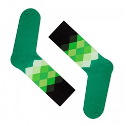 Модные носки "Зеленый Рейкьявик" (премиум)