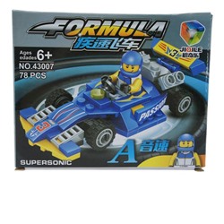 Конструктор Formula Спортивная машина 78дет. / коробка 43007-3