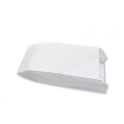 Пакет бумажный 80+45*185 без печати ЭДП-40г/м2 белый (2500/100)  2000