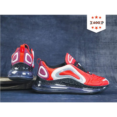 Кроссовки Nike AIR MAX 720 black/white/red