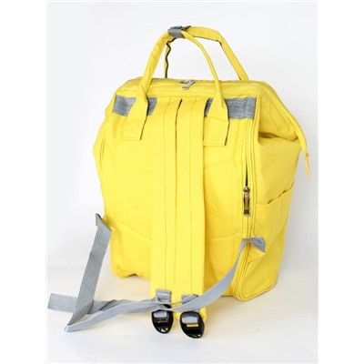 Комплект MF-3056  (рюкзак+2шт сумки+пенал+монетница)   1отд,  4внеш+1внут/карм,  желтый 256468