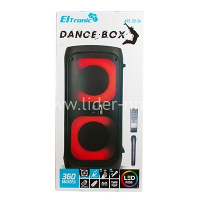 Колонка 06" (20-34 DANCE BOX 300) динамик 2шт/6.5" ELTRONIC с TWS                  
                                          
                                -10%