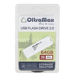 USB Flash  64GB Oltramax (310) белый