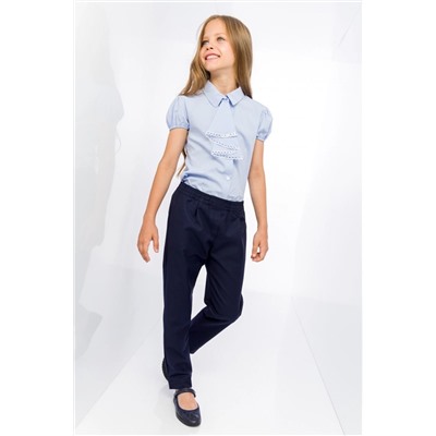 Комфортные брюки для девочки 5051SC22 Vulpes синий