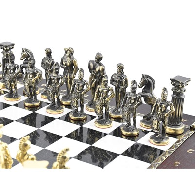 Шахматный ларец "Римско греческая мифология" 440*450*95мм