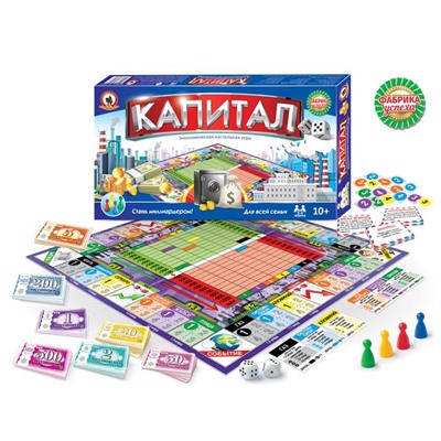 Игра экономическая "Капитал" 03497 Русский стиль РОССИЯ