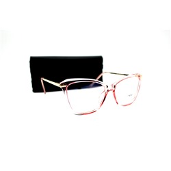 Компьютерные очки c футляром - CLAZIANO TR90 9010 розовый прозрачный