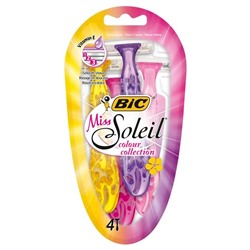 Станок BIC  MISS SOLEIL COLOR 4 станка женский