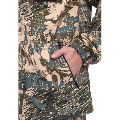 Костюм "ТУРИСТ 2" куртка/брюки цвет: кмф "Сетка серый", ткань: Твил Пич