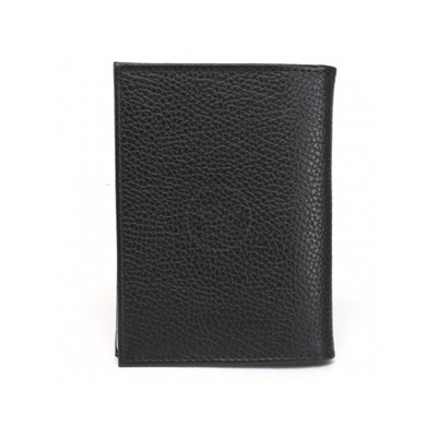 Обложка для авто+паспорт-Croco-ВП-105 натуральная кожа черный крок/черный флотер (200/40)  236528