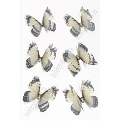 Бабочки шифоновые средние 4,5 см (10 шт) SF-4483, №28