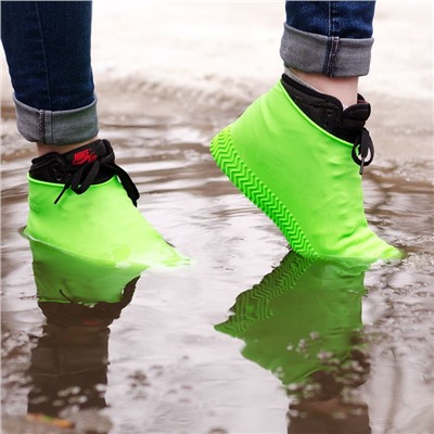 Бахилы (чехлы на обувь) от дождя и песка многоразовые, супер прочные, силиконовые  размер M