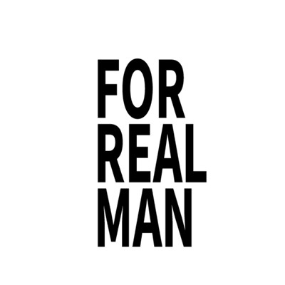 Пакет бумажный Прикол "FOR REAL MAN" 26x12x32 см (046)