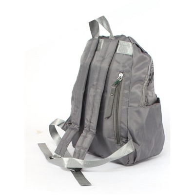 Рюкзак жен текстиль GF-1302,  1отд,  5внеш,  3внут/карм,  серый 256277