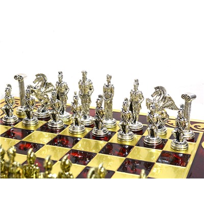 Шахматы с металлическими фигурами "Агамемнон" 450*450мм.