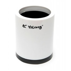 Подставка-стакан настольная, пластик, белый YL85589 Yalong