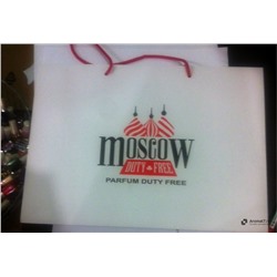 Подарочный бумажный пакет Moscow Duty Free (средний)