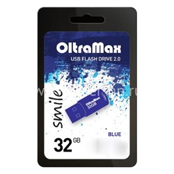 USB Flash  32GB OltraMax Smile синий