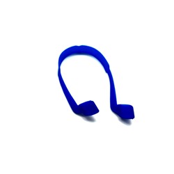 Шнурок-резинка для очков детский (20 см) синий