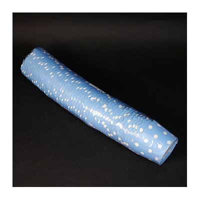 Бумажные стаканчики для кексов Голубые в горох 50*45 мм, 50 шт