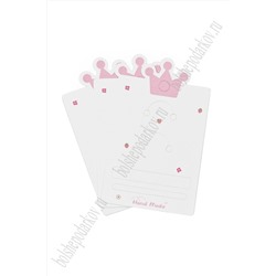 Карточки для украшений "Корона №3" (20 шт) SF-7700, розовый