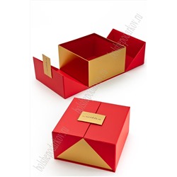 Коробки квадратные 2 в 1, 21,5*21,5*12,5 см (SF-7427) красный