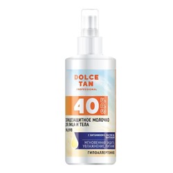 Dolce Tan Солнцезащитное молочко для лица и тела 40 SPF с комплексом UVA/UVB фильтров, 150 мл