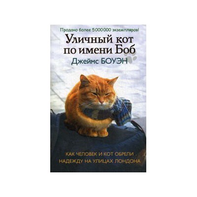 Уличный кот по имени Боб. Как человек и кот обрели надежду на улицах Лондона