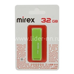 USB Flash  32GB Mirex LINE GREEN