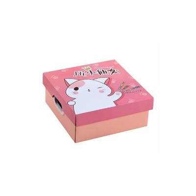 Подарочная коробка "Kitty" розовая