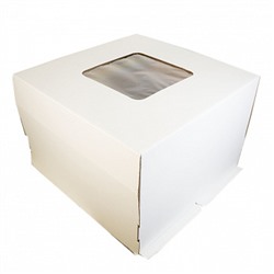 Коробка для торта 50*50*65 см, с окном