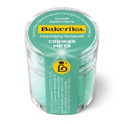 Краситель сухой перламутровый Bakerika «Свежая мята» 4 гр
